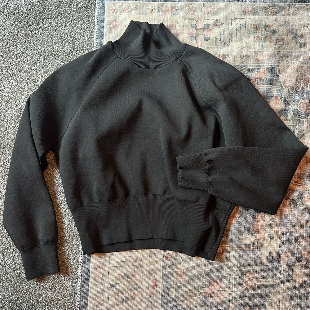 Zara Black Turtleneck Sweater for Women